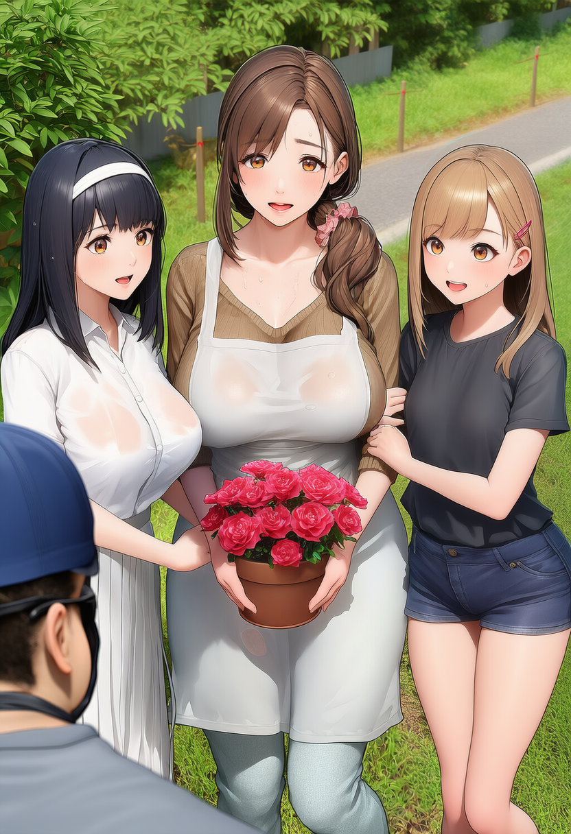 花を贈る男 | の人気AIイラスト・グラビア
