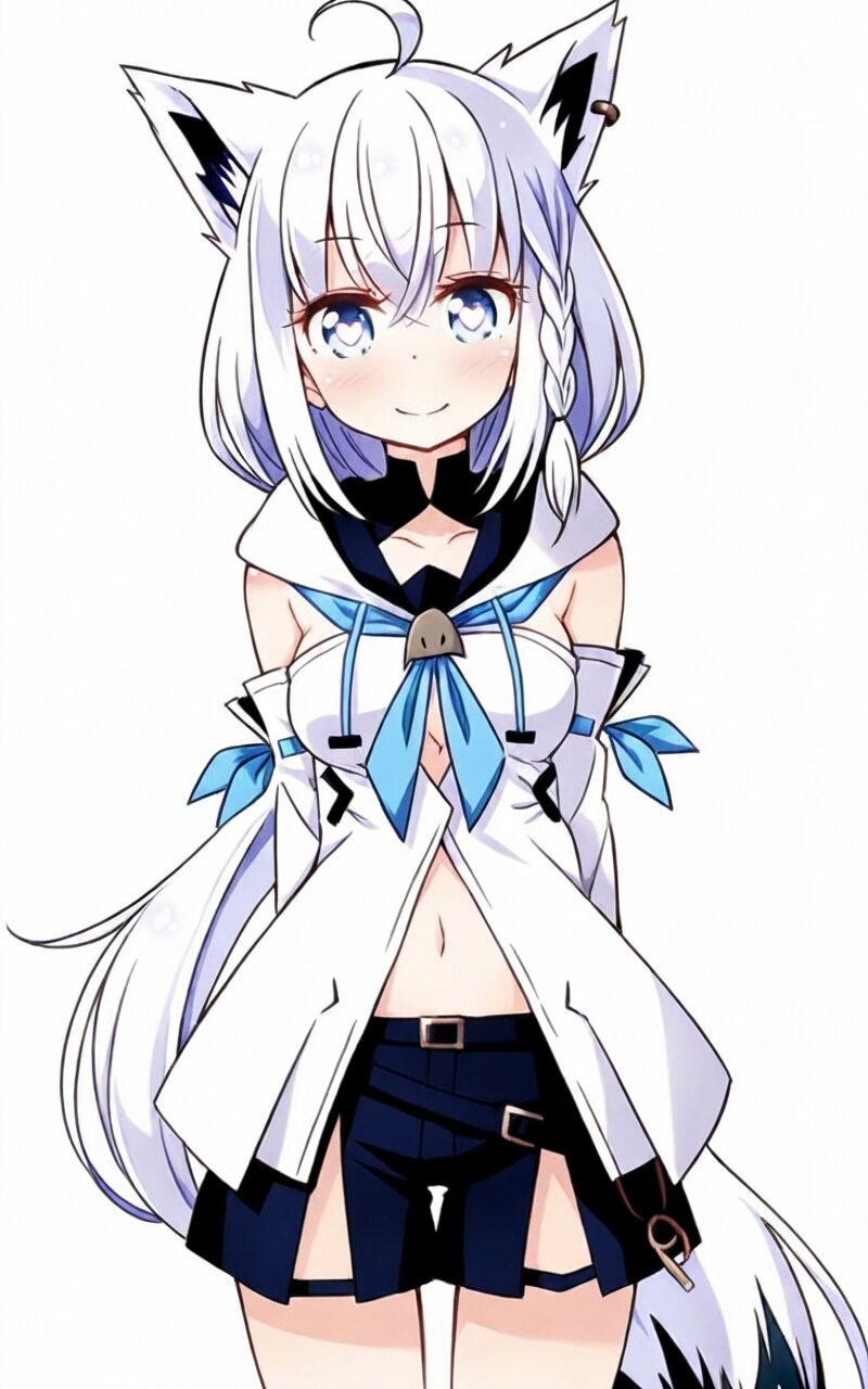 白上フブキ ハート目