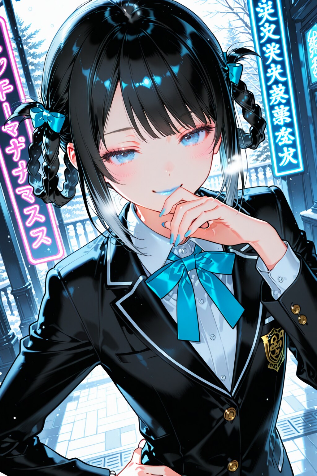 どっかの生徒会長メイク