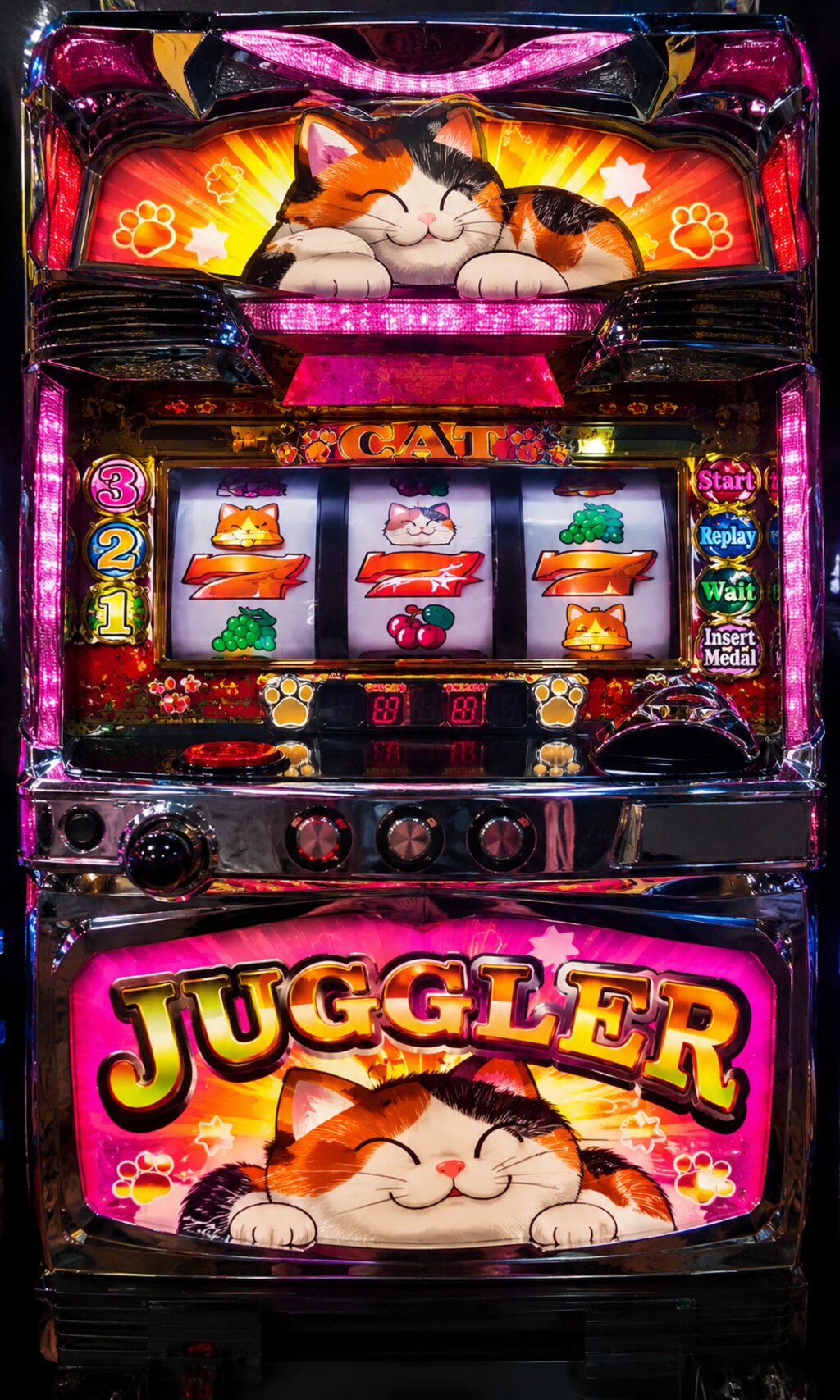 【本日の癒し】ニャットジャグラー