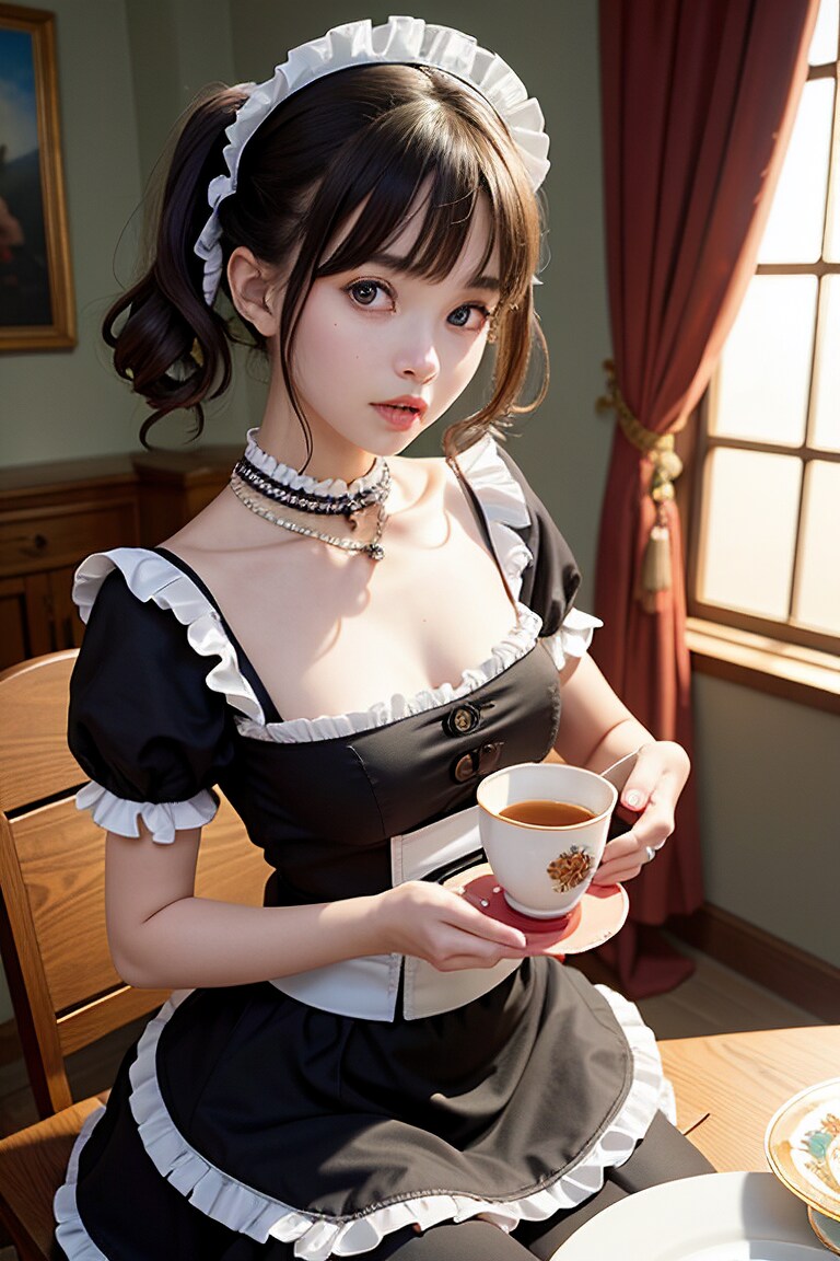 メイドさんのコーヒータイム