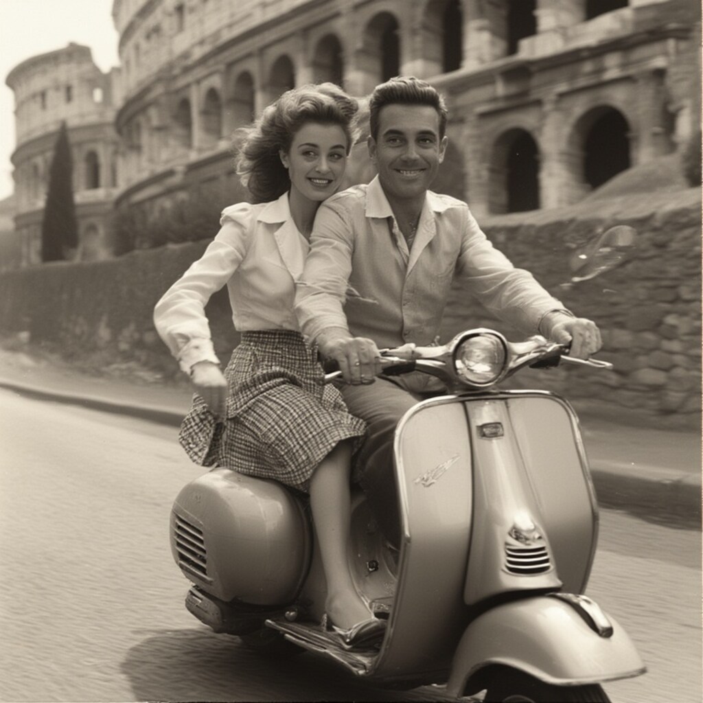 ローマの二人乗り