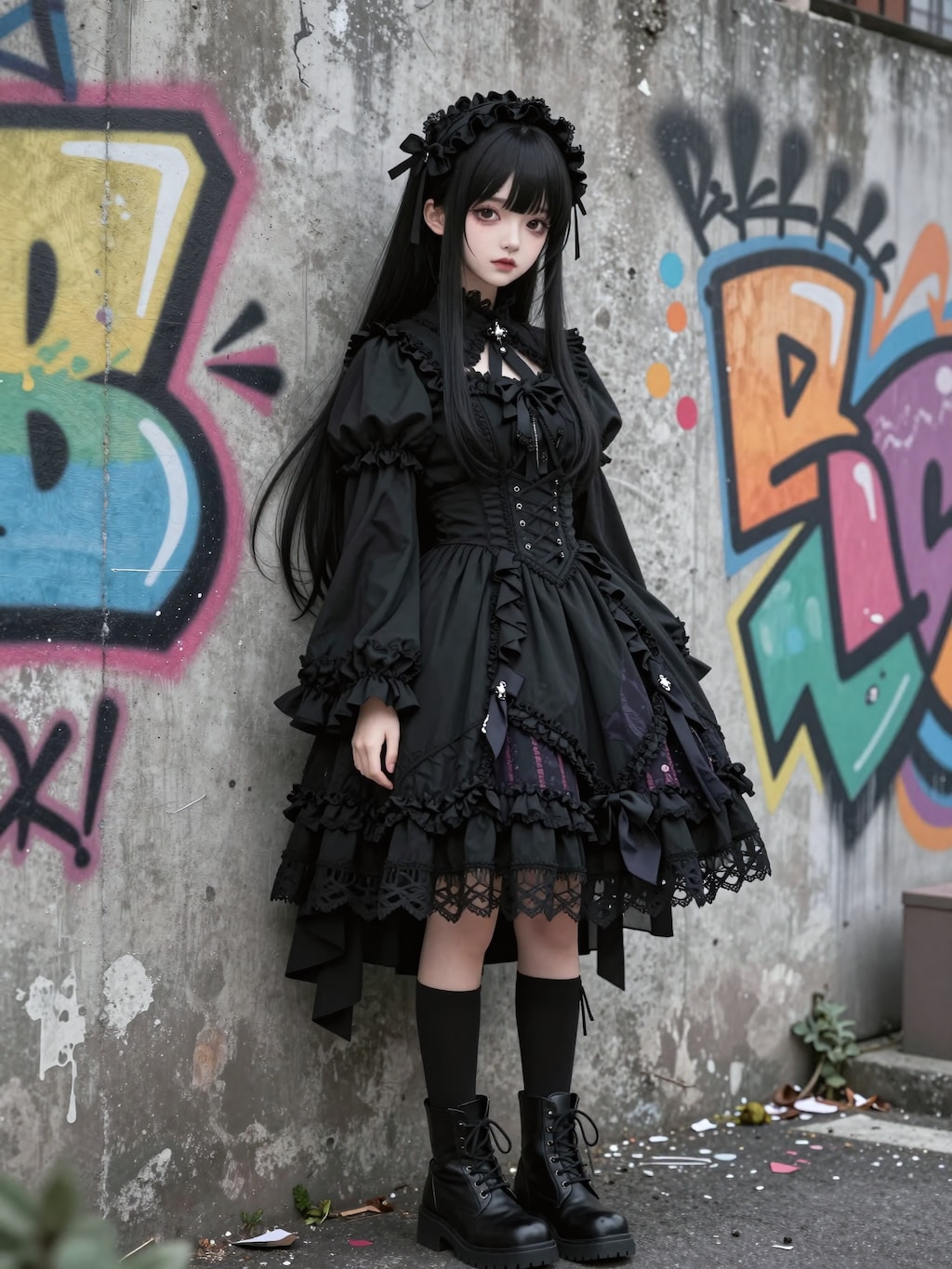 ゴスロリ少女