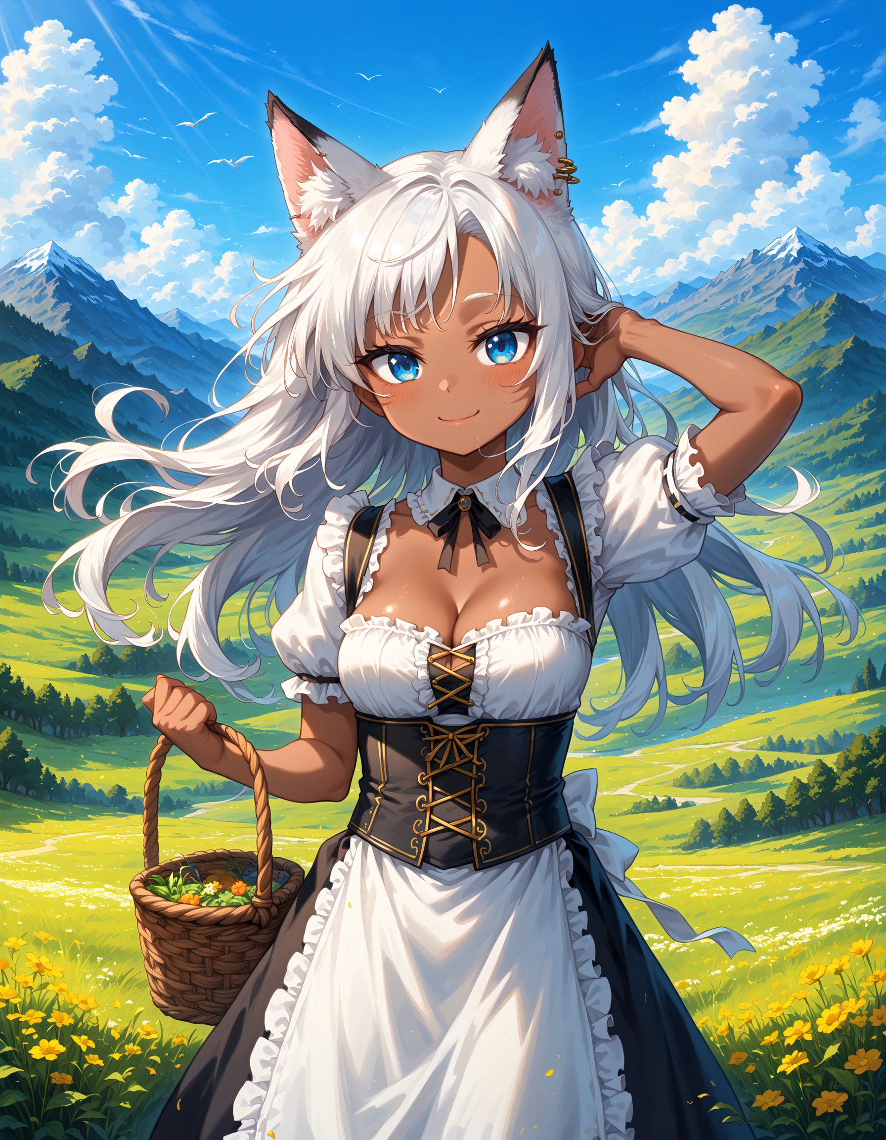 ディアンドル狐娘 | の人気AIイラスト・グラビア