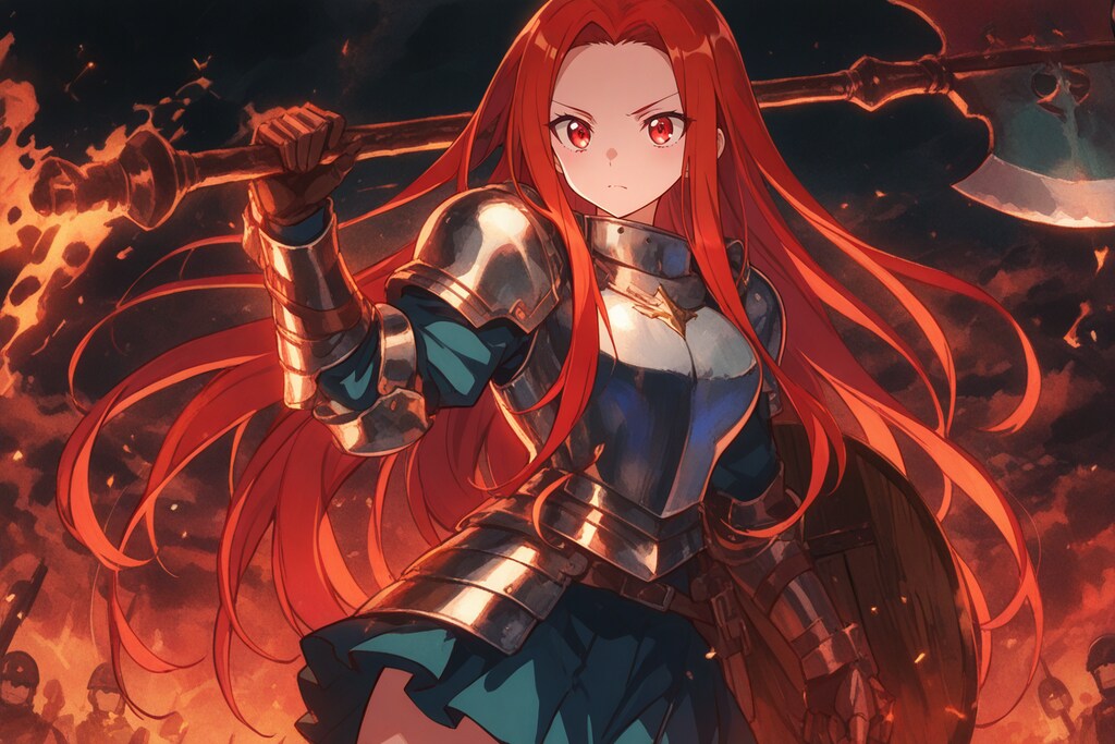 炎の戦士。斧ヨーコさん