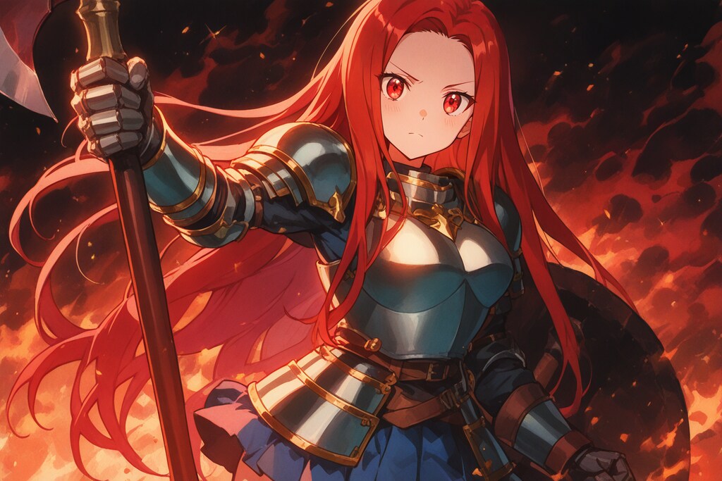 炎の戦士。斧ヨーコさん