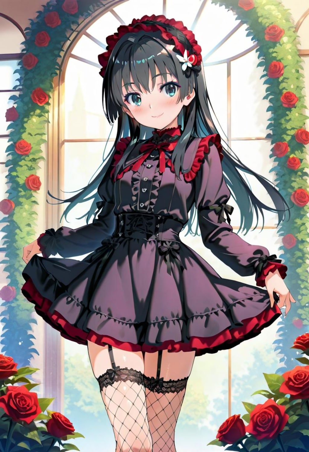 とあるゴスロリ姿