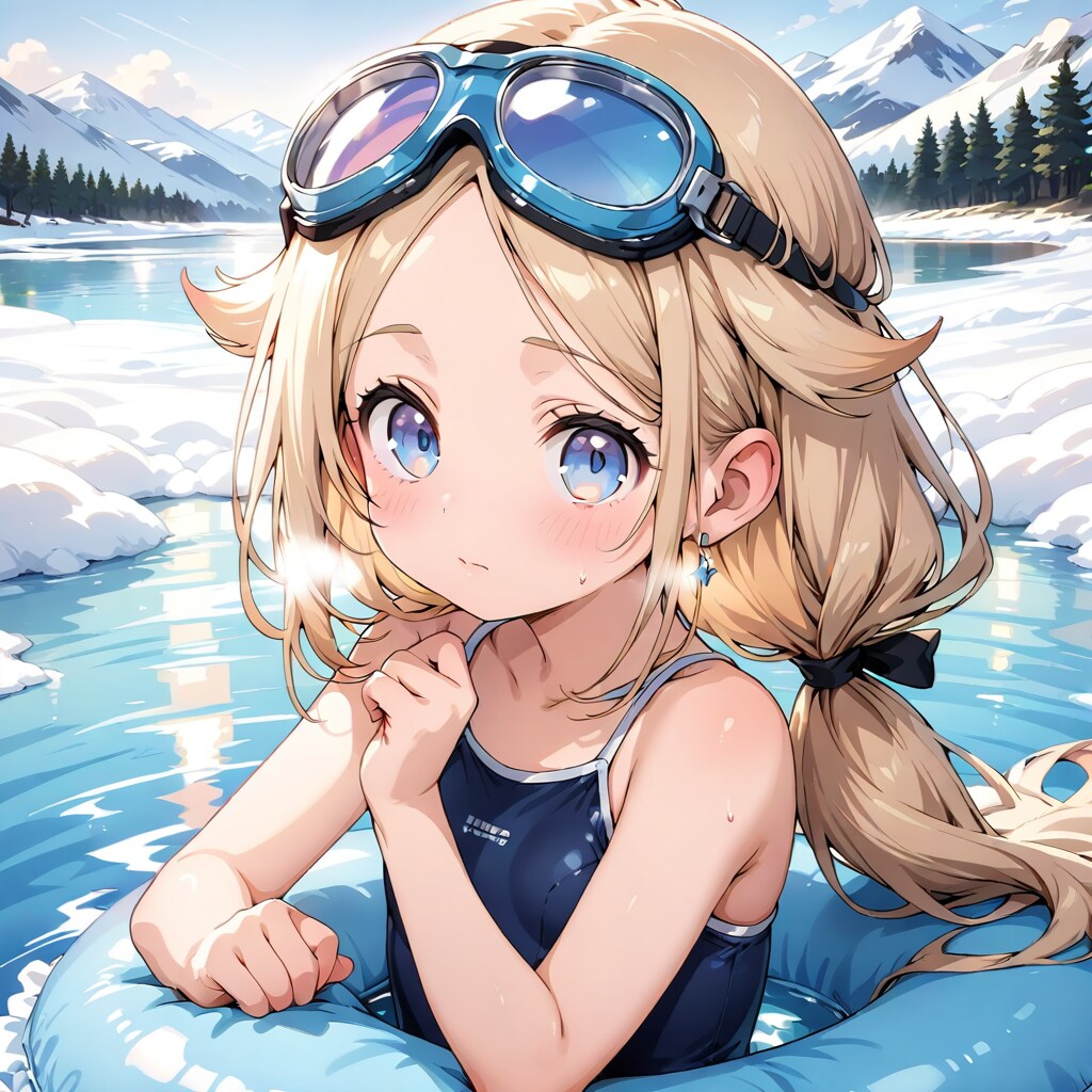 浮き輪は外せない
