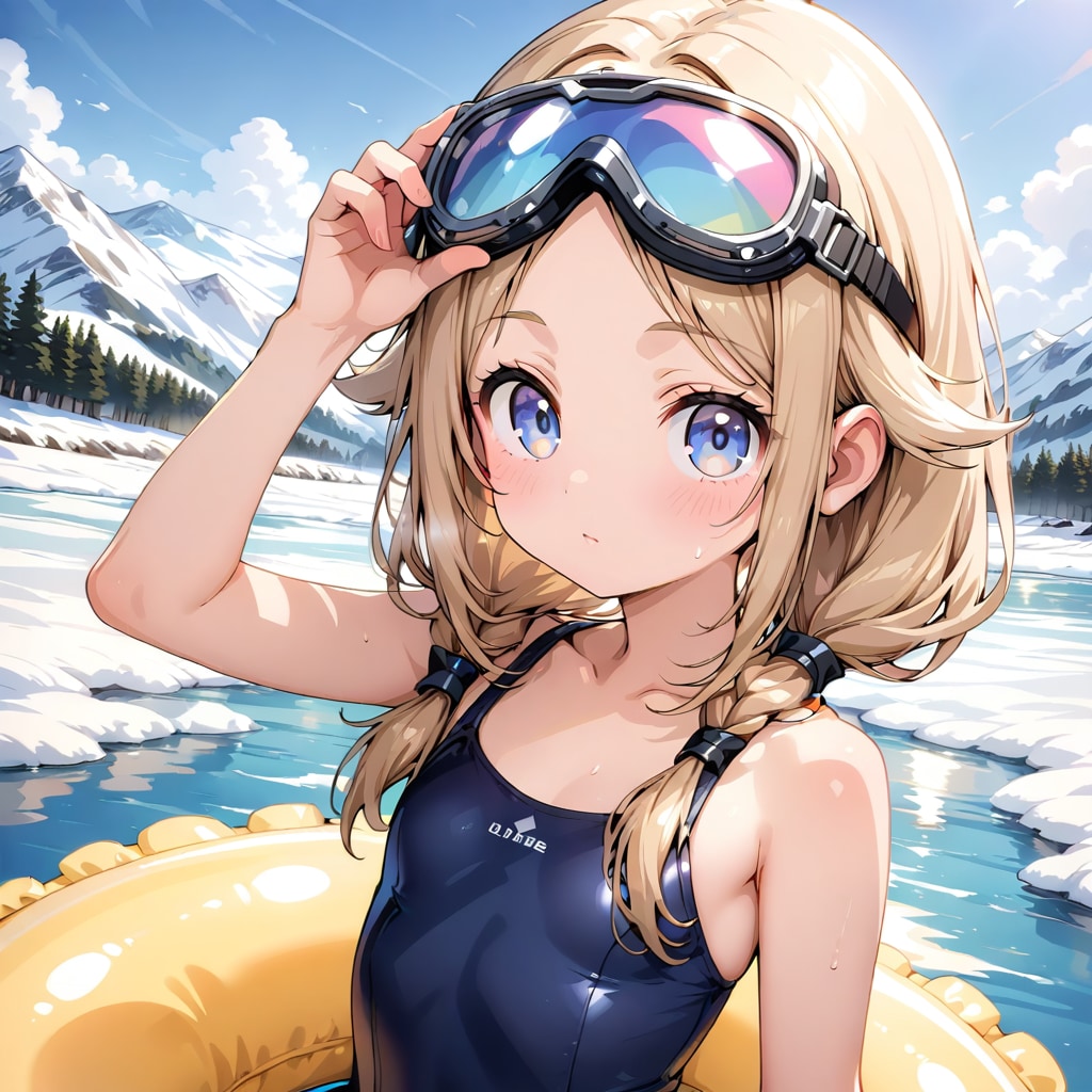 浮き輪は外せない