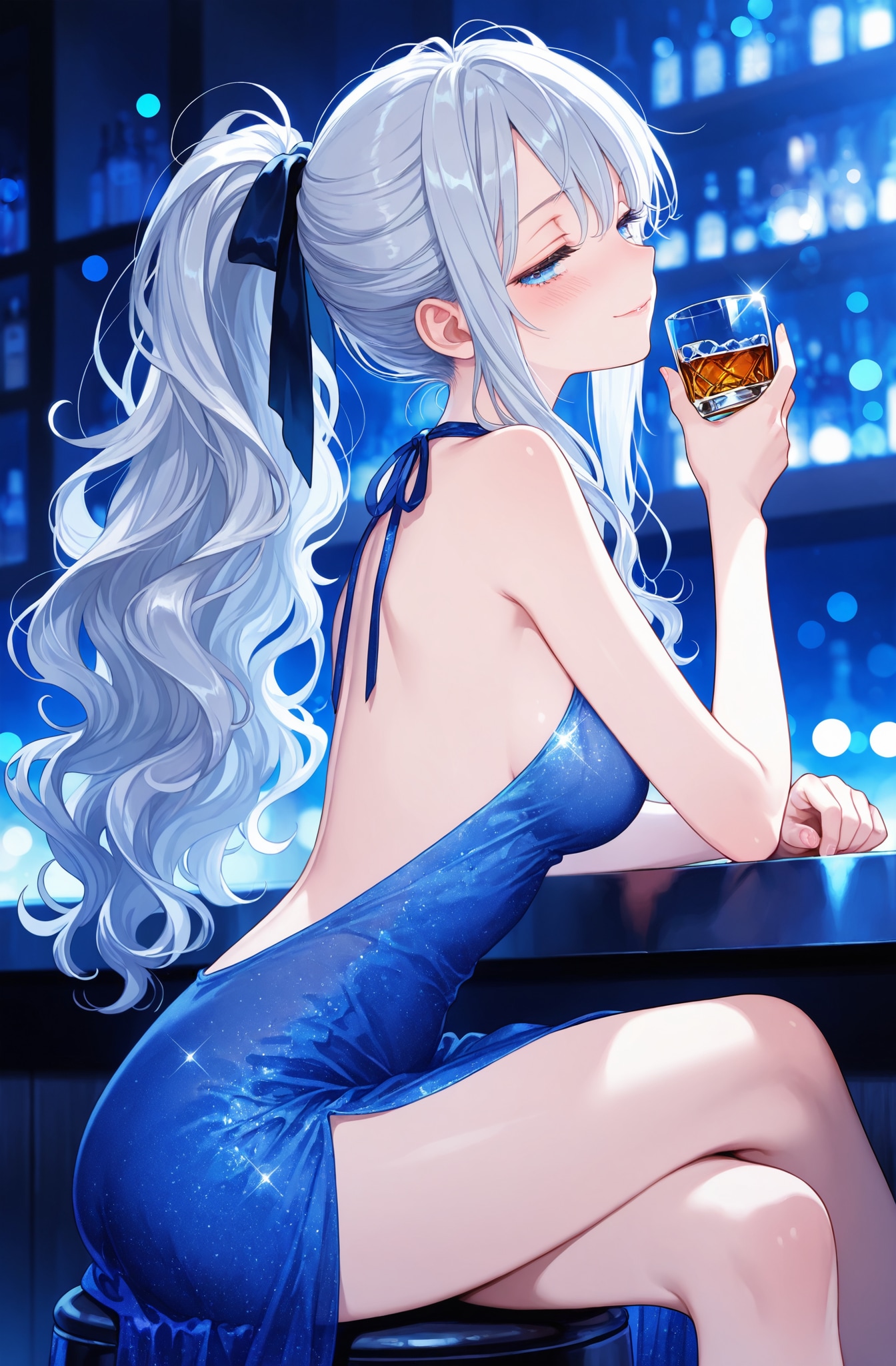 背中で魅せる香澄さん