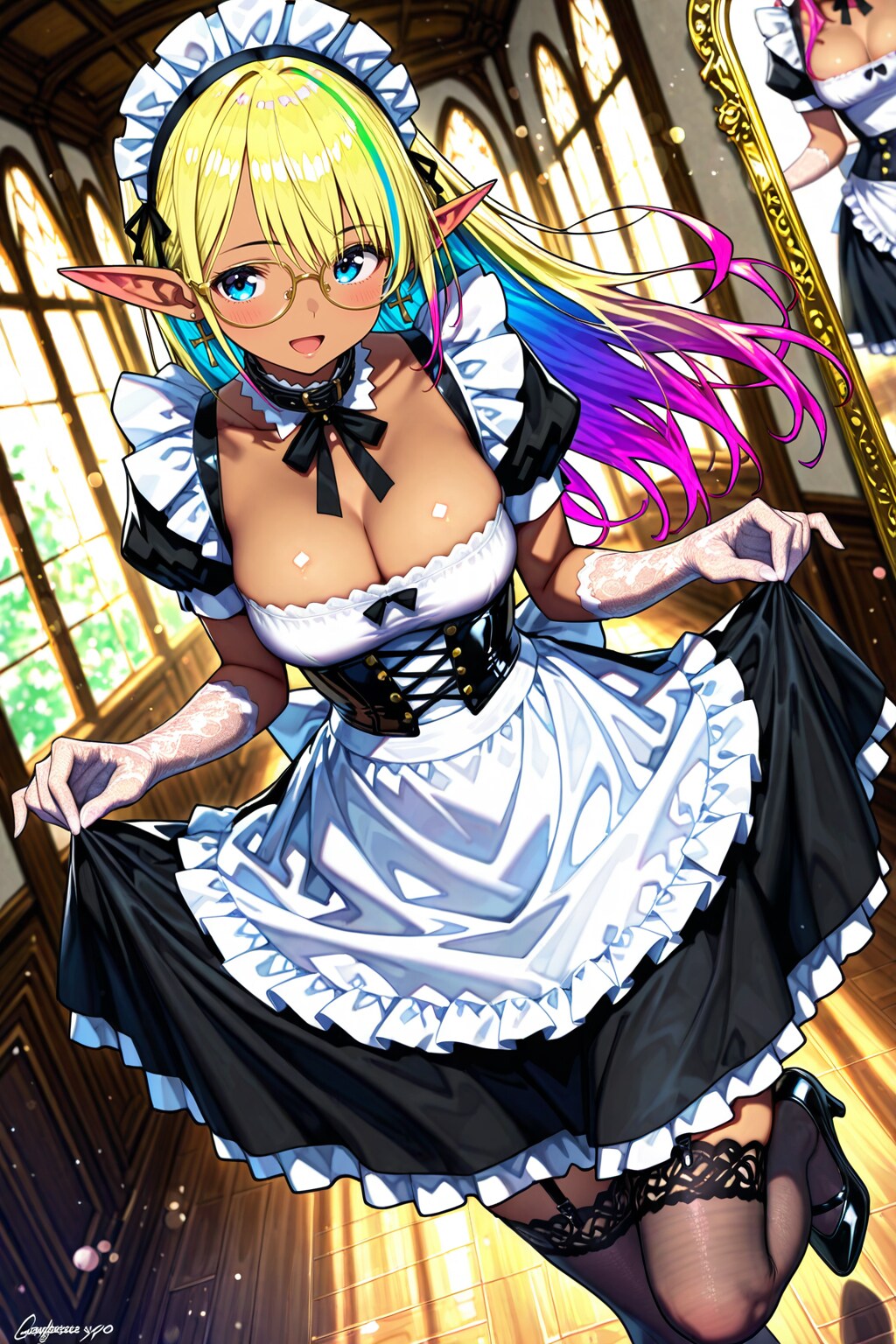 カラフルエルフメイド