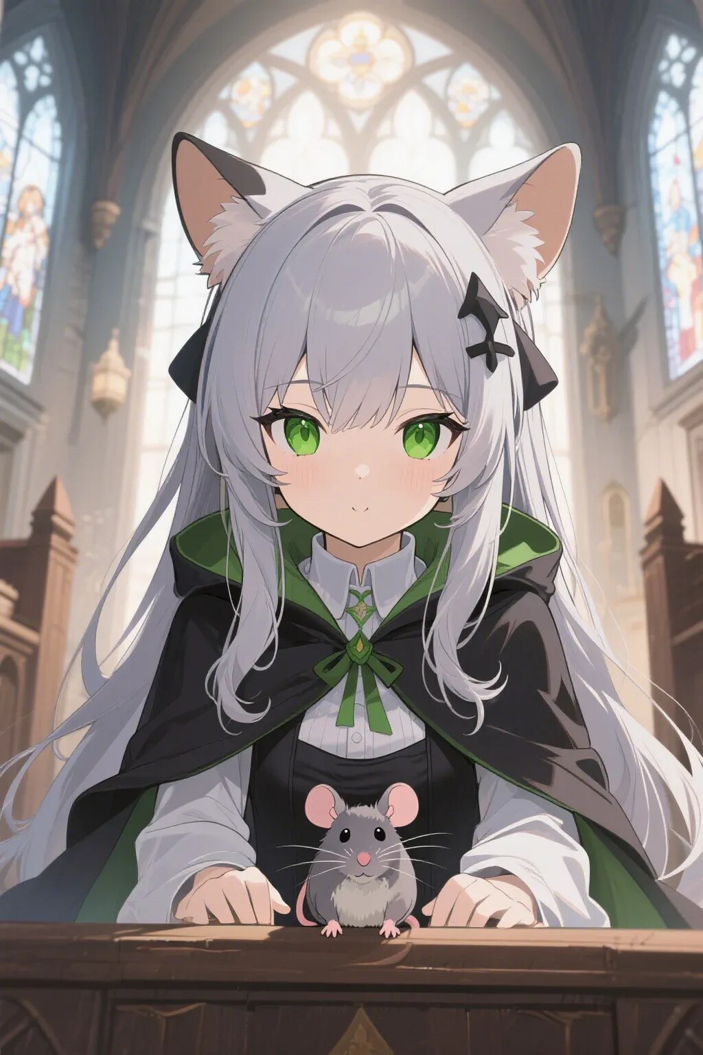 ステラちゃんとネズミ