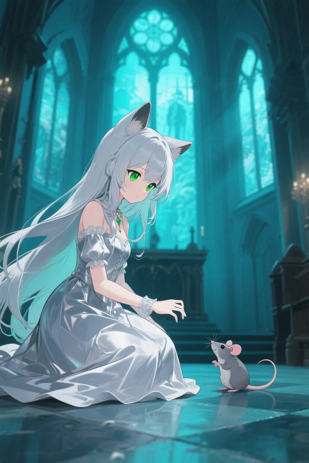 ステラちゃんとネズミ