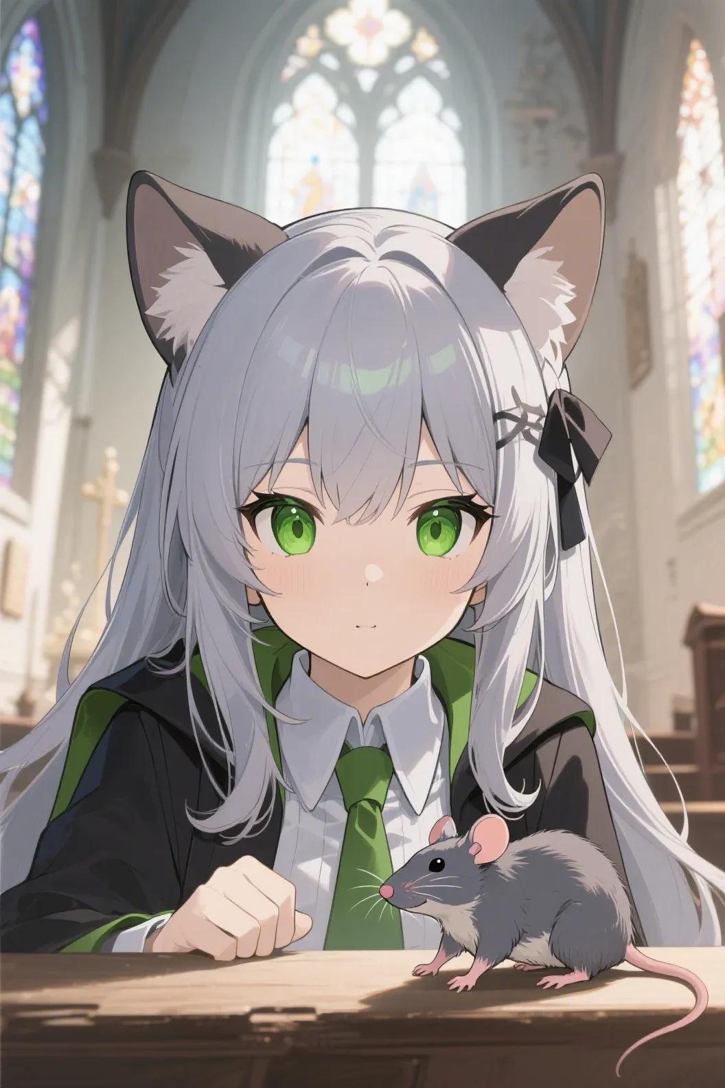 ステラちゃんとネズミ | の人気AIイラスト・グラビア