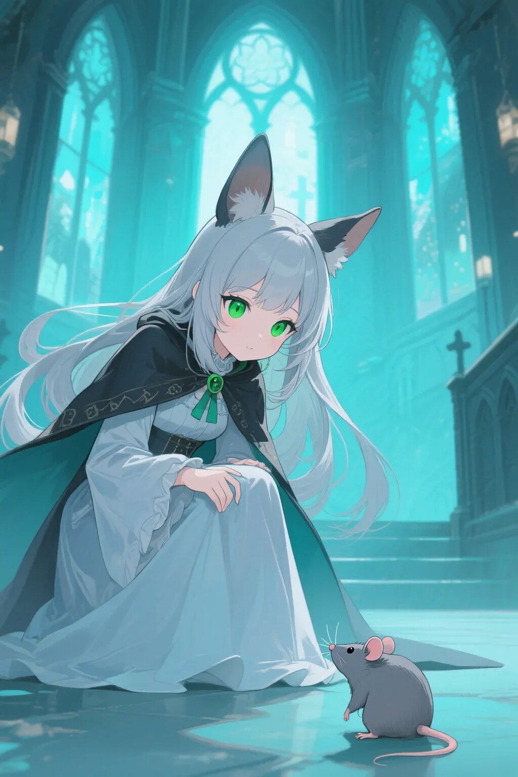 ステラちゃんとネズミ