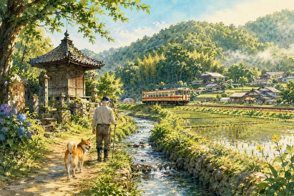 初夏の里山
