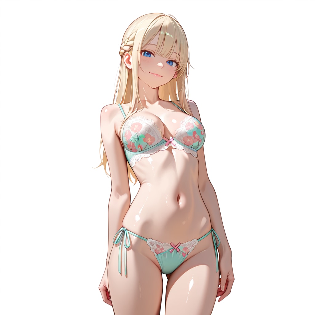 Low-waisted Lace Side-tie。