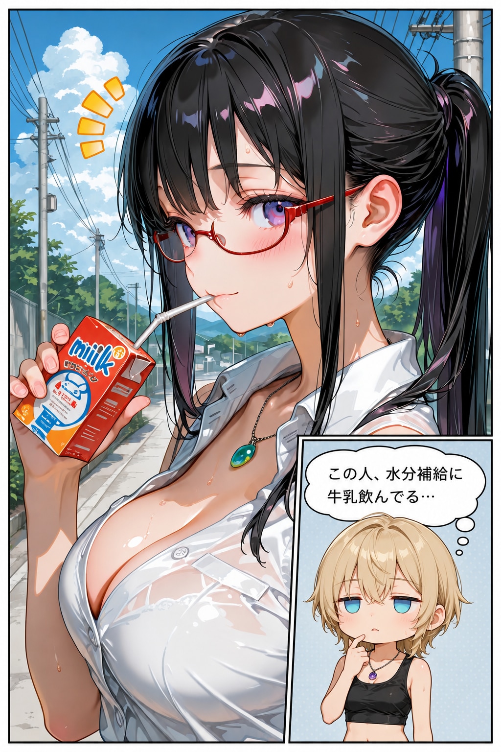 補給。