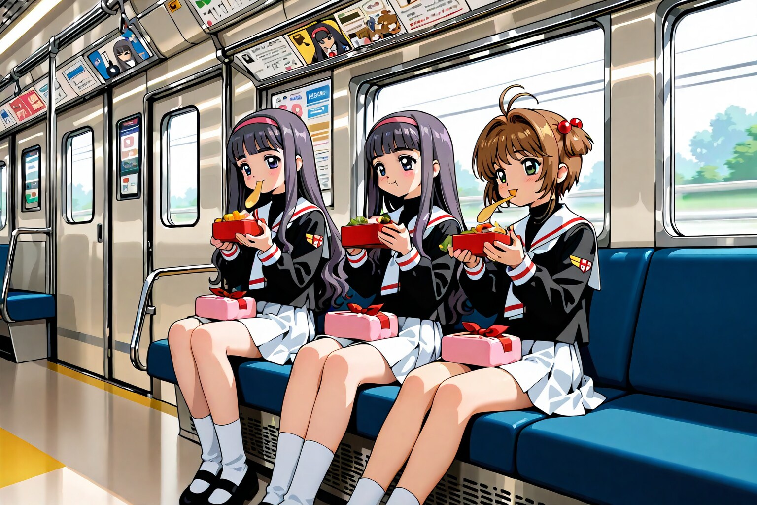 知世が増殖した💦 | の人気AIイラスト・グラビア
