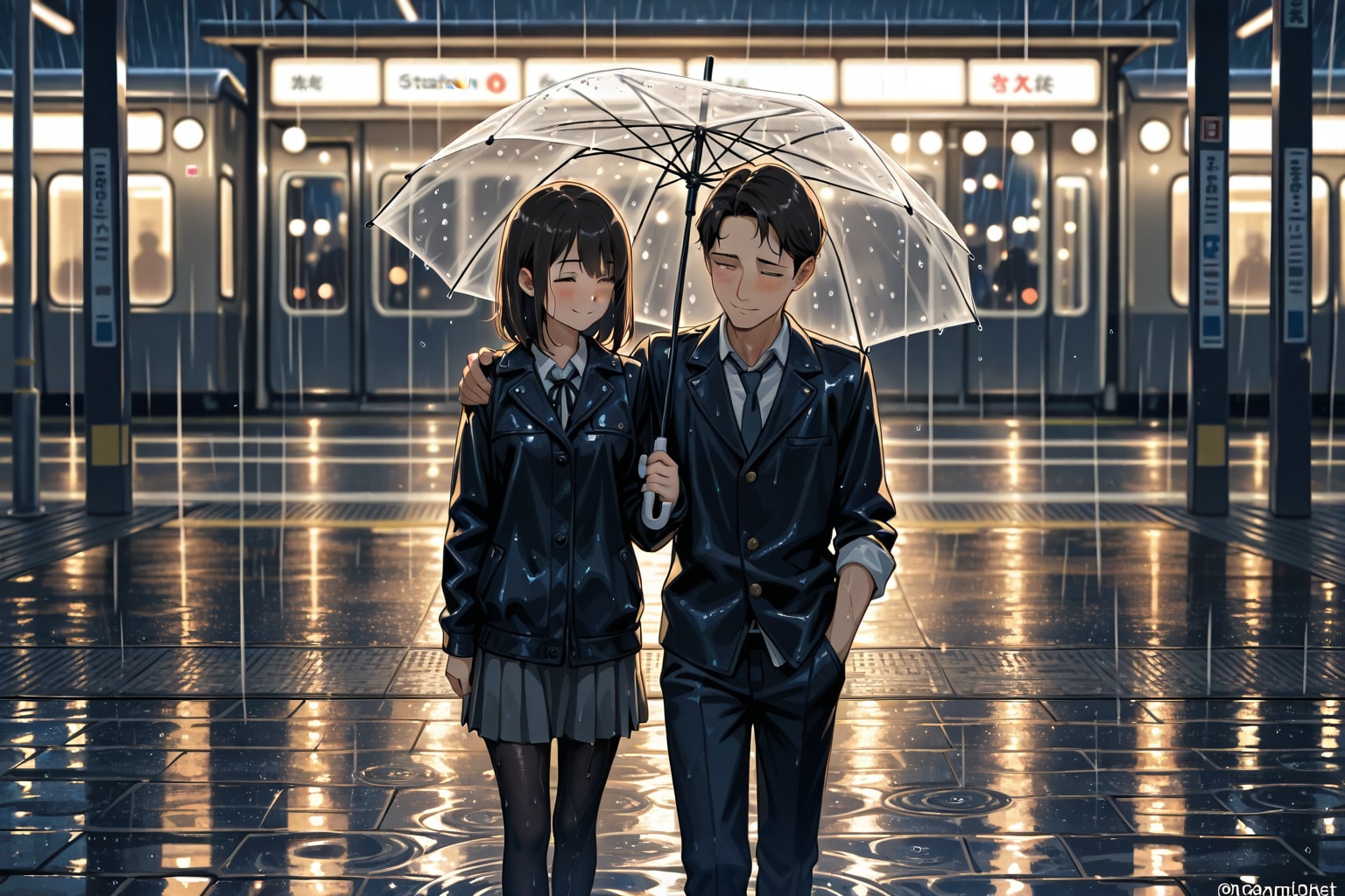 秋の雨の日 | の人気AIイラスト・グラビア