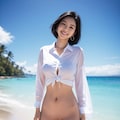 下半身だけ出して良いヌーディストビーチ 3枚目