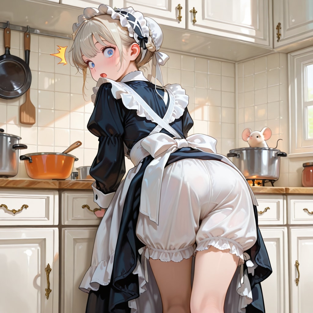 元気なメイドさん