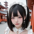 地雷系ちゃんVisual sexual 067《ゴスロリ巫女SeaArtR-18》 2枚目