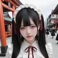 地雷系ちゃんVisual sexual 067《ゴスロリ巫女SeaArtR-18》 12枚目