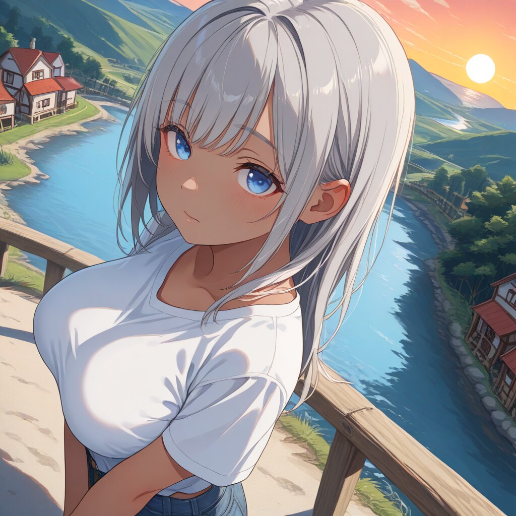 異国の義姉は川遊びをしたいらしい | の人気AIイラスト・グラビア