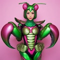カマキリ女怪人 2枚目