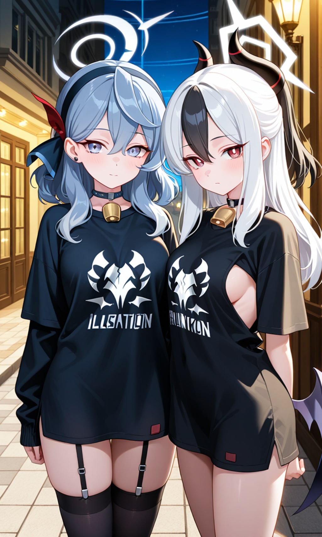 カヨコとアコ　メタルTシャツ1