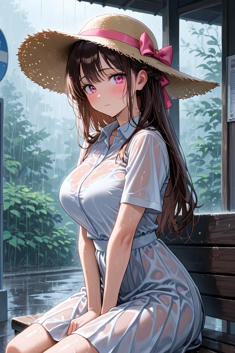 突然のゲリラ豪雨に