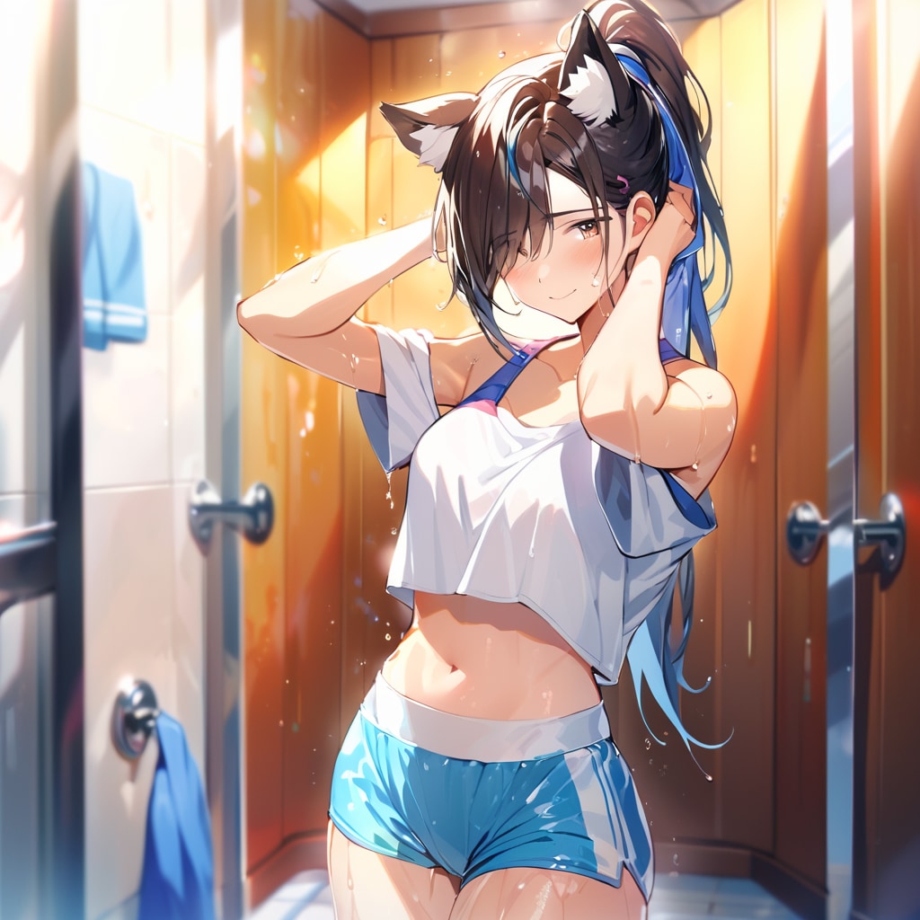シャワー前？後？