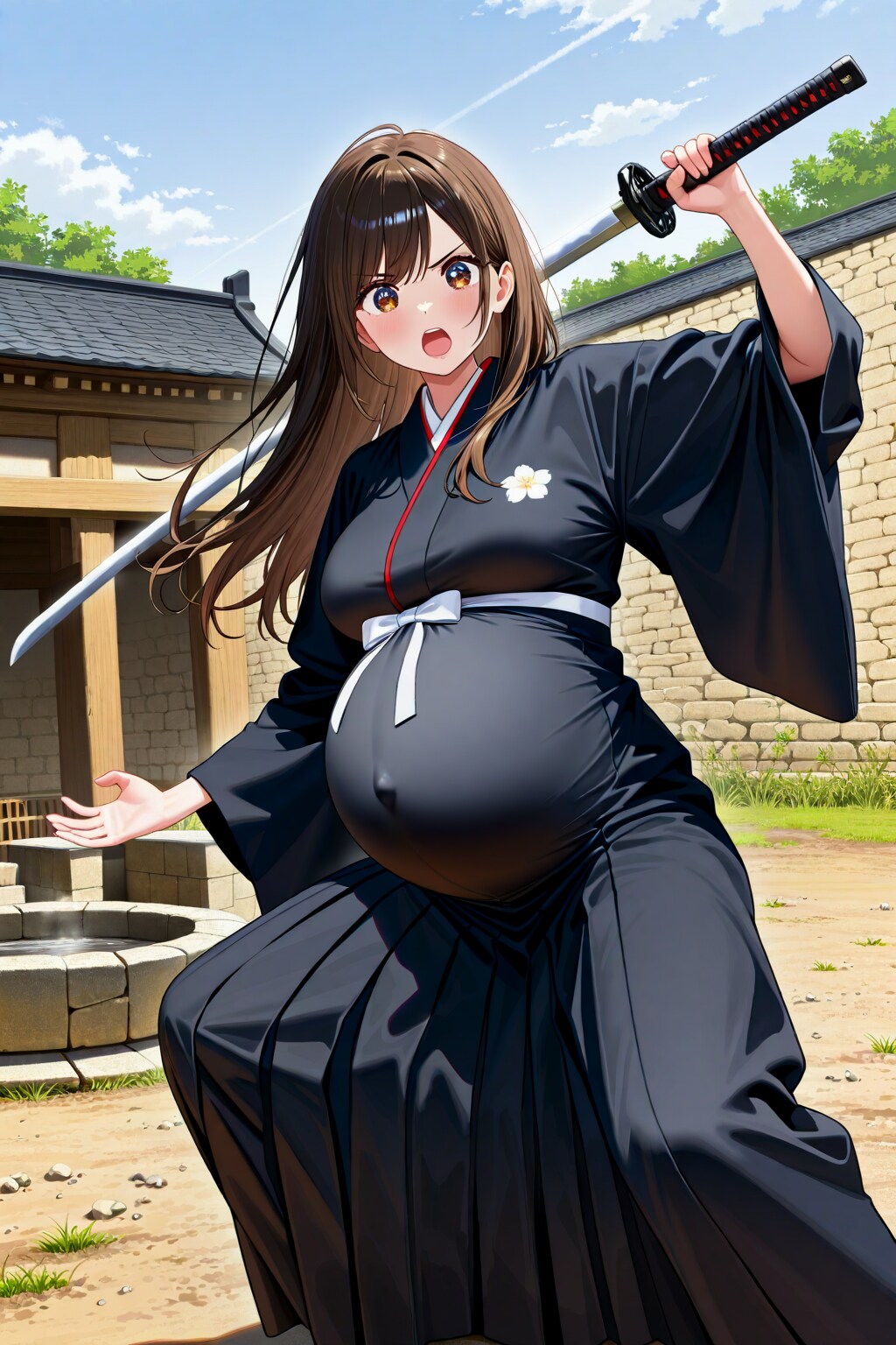 戦う妊婦さん