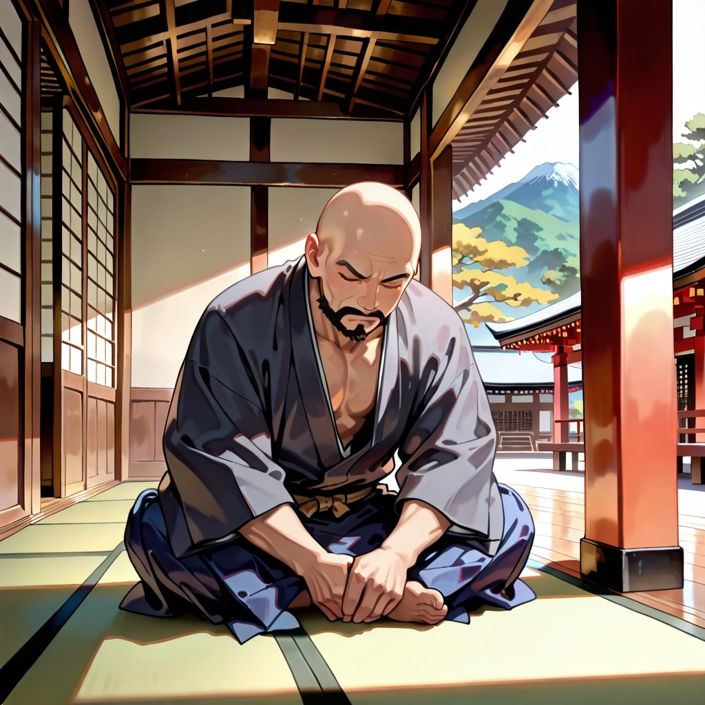 黙想中