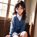 カトリックの学生服を着た少女 (59p) 4枚目