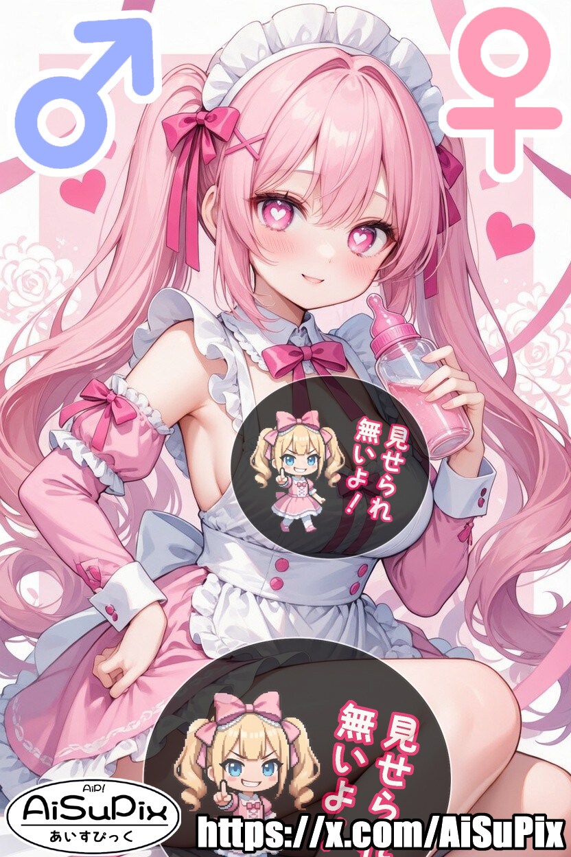 💙AiSuPix／可愛い哺乳瓶ロリィタちゃん💙