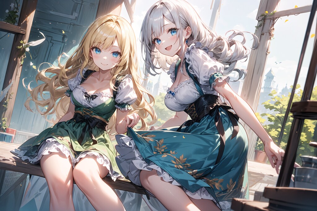 ディアンドルやっぱりかわいい