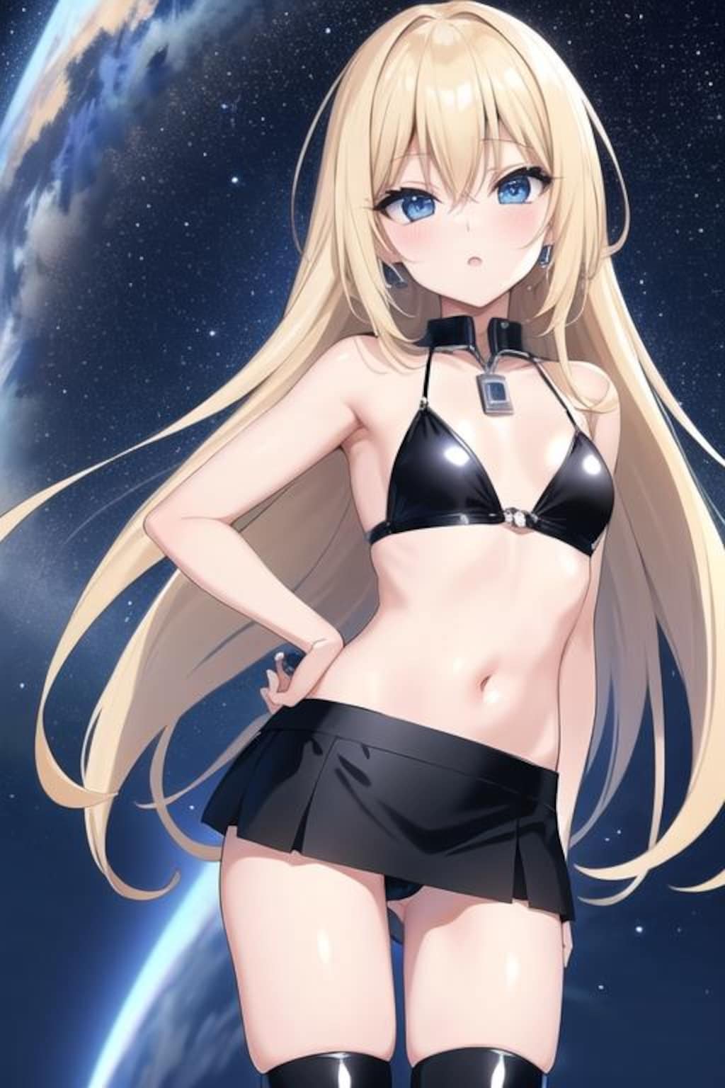 金髪ビキニスカートほか