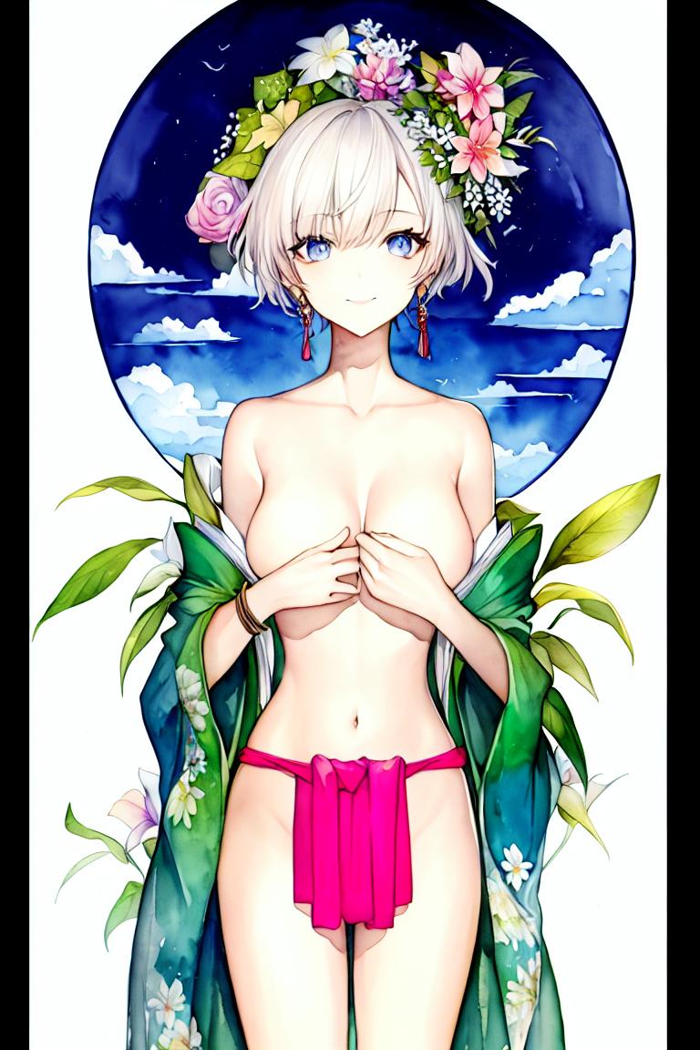 ふんどし手ブラ