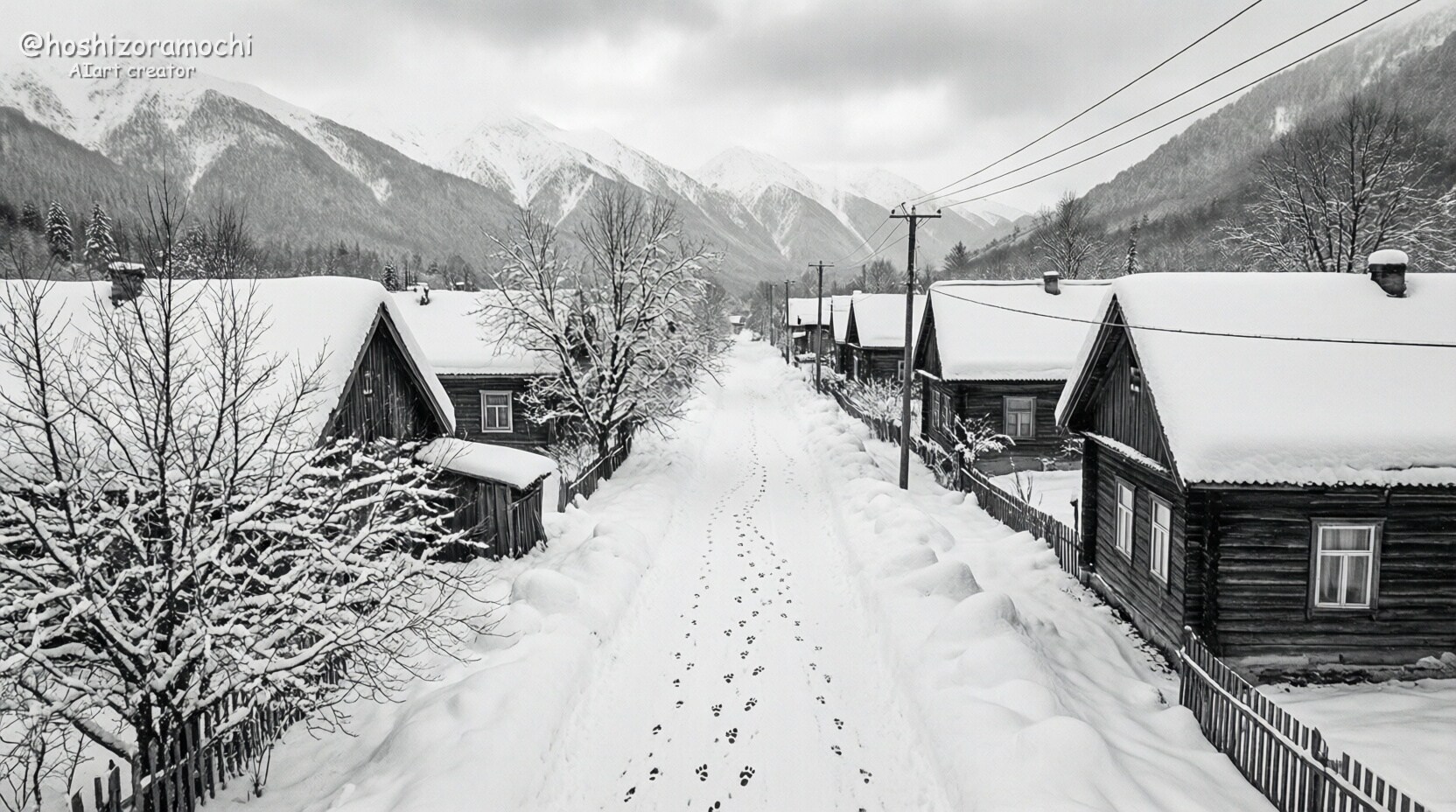 白銀の沈黙が支配する世界❄️ | の人気AIイラスト・グラビア