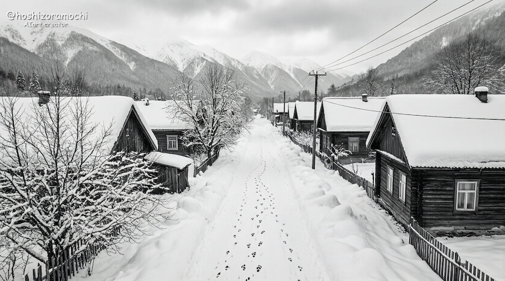 白銀の沈黙が支配する世界❄️