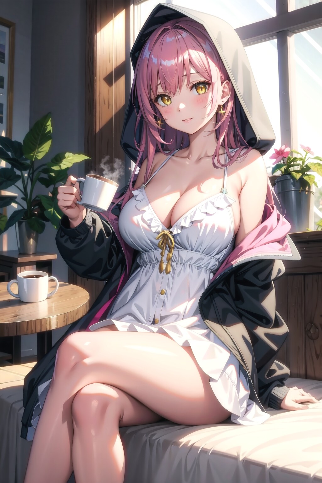 珈琲一緒に飲もっか？