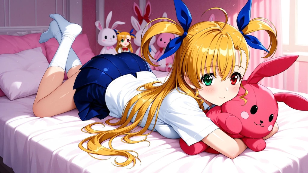 ヴィヴィオ➡　うにゅ⁉