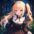 金髪少女のハロウィン 3枚目
