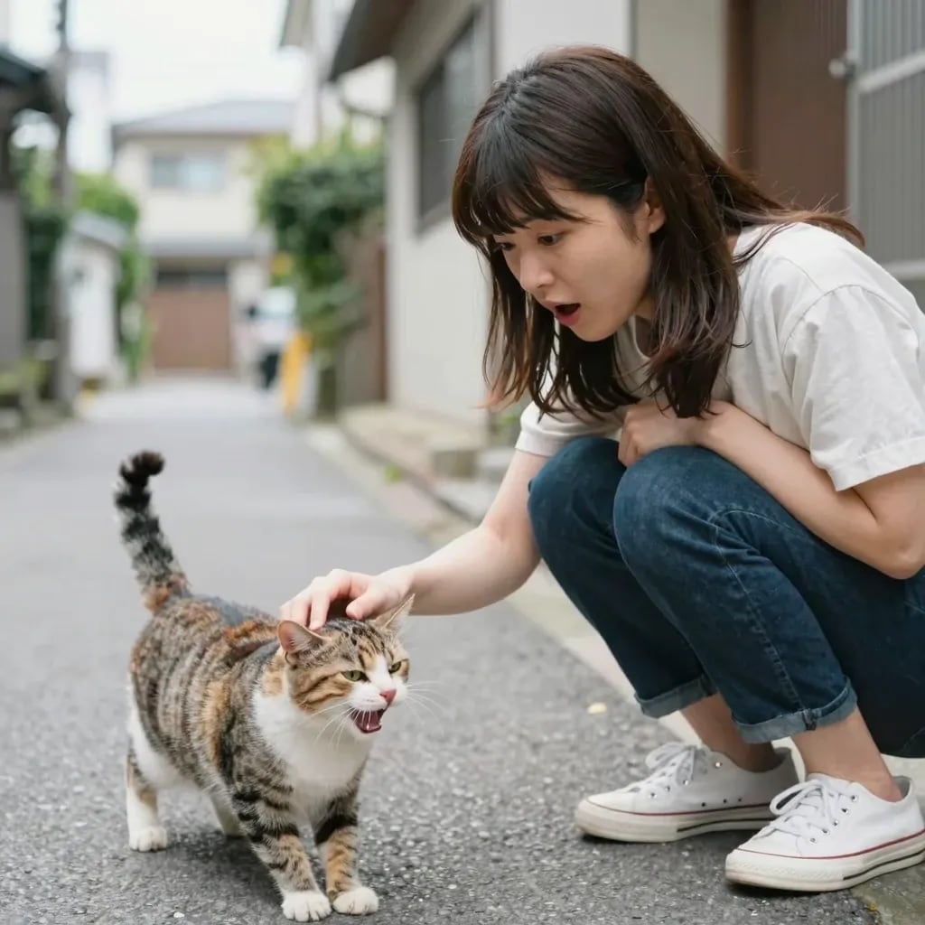 気安く触るニャ！