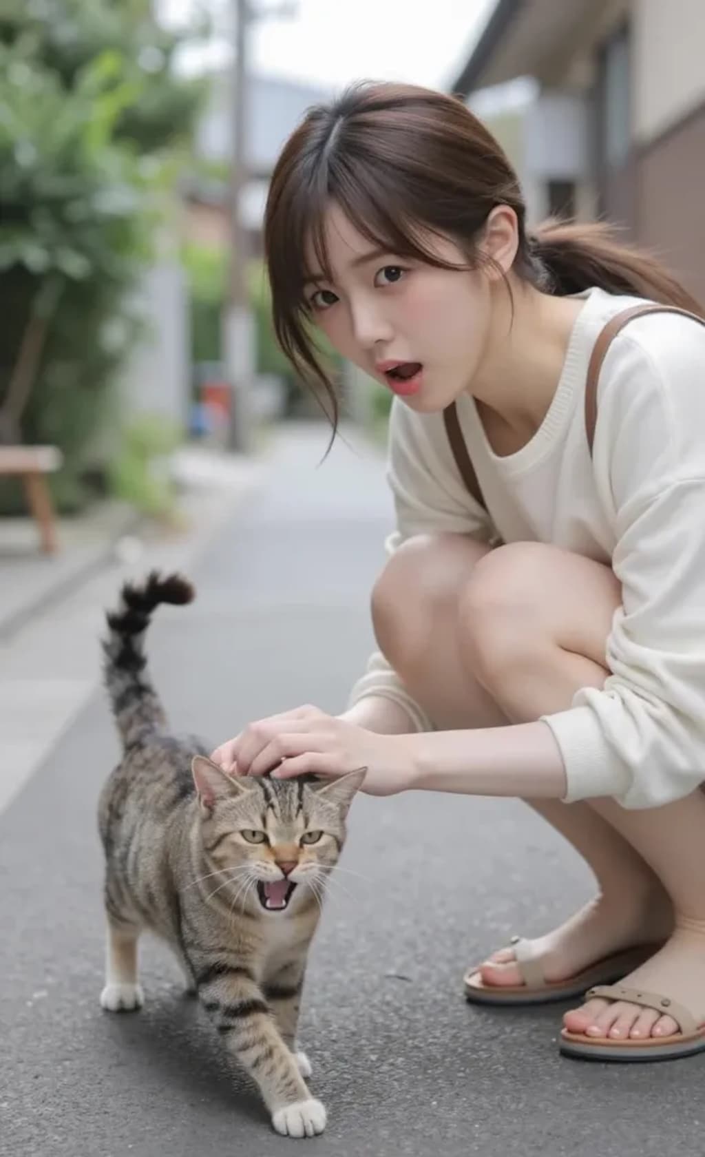 気安く触るニャ！