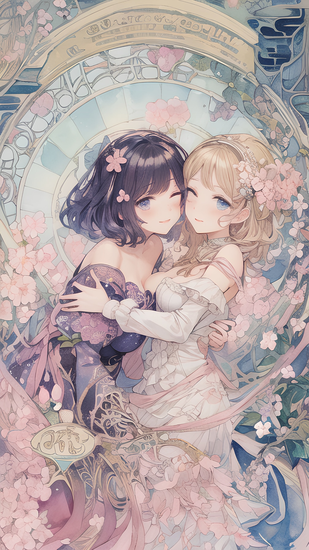 129 桜と百合さん2