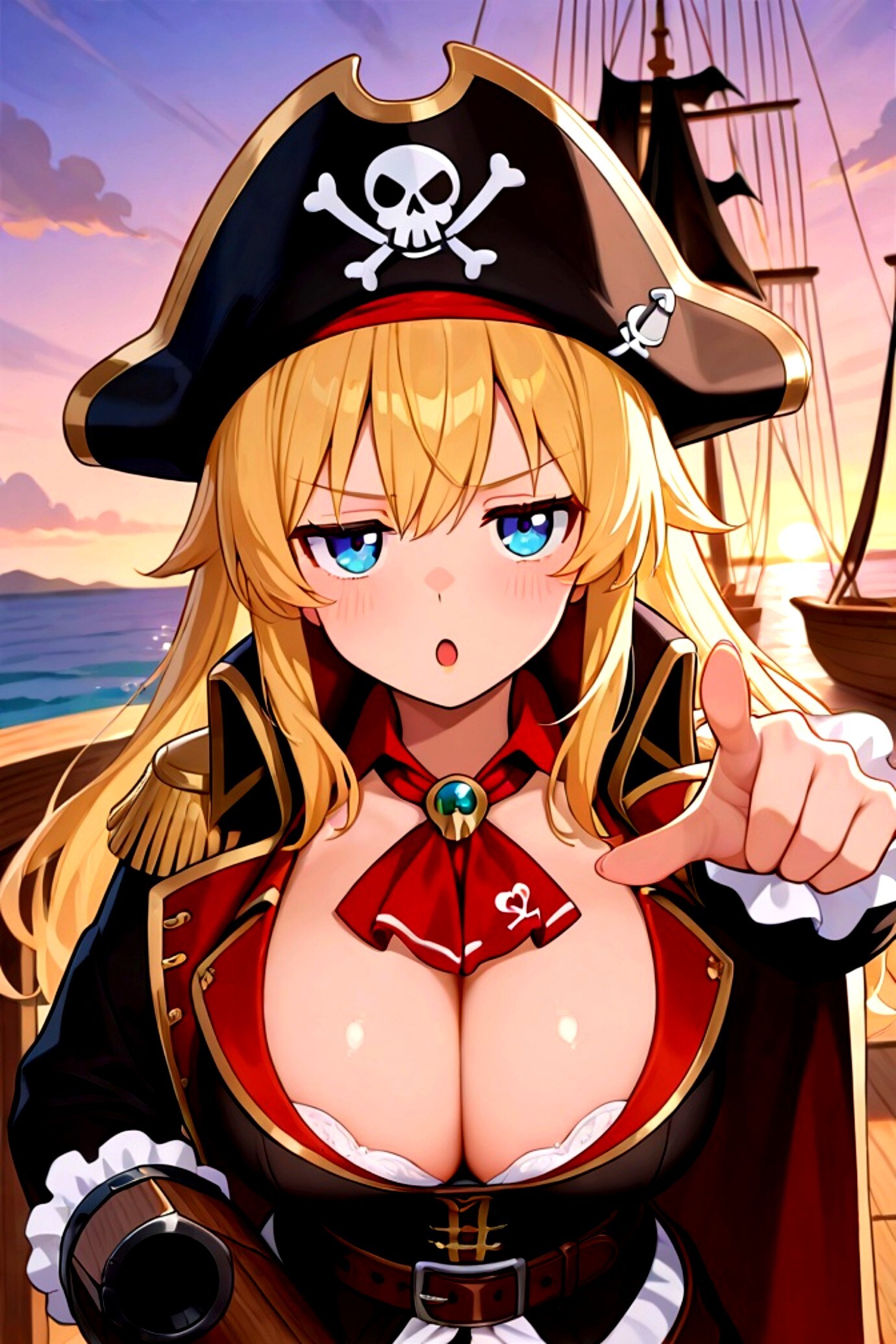 海賊の金髪ちゃん