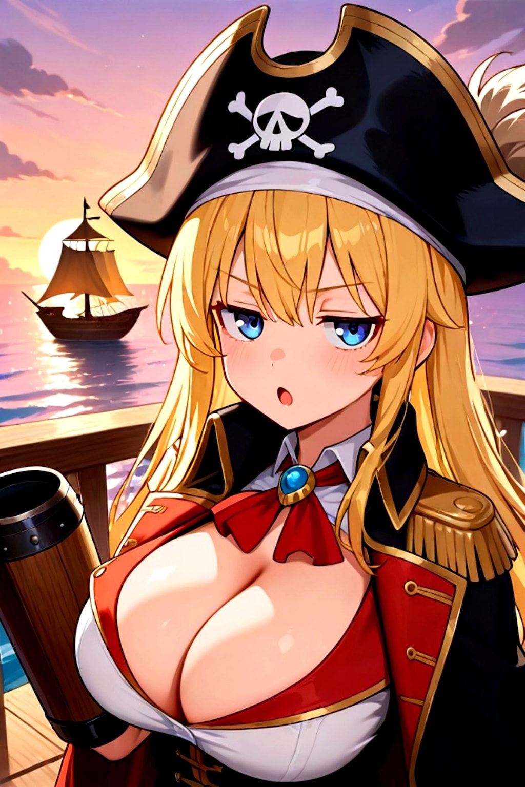 海賊の金髪ちゃん